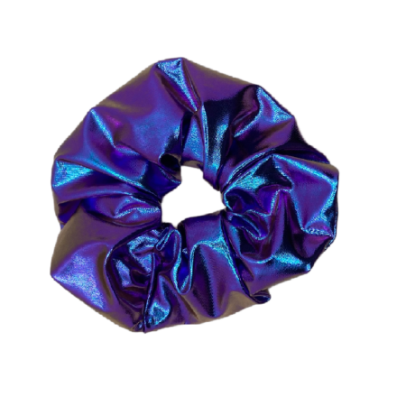 Scrunchy UFO Metallic Blue Purple